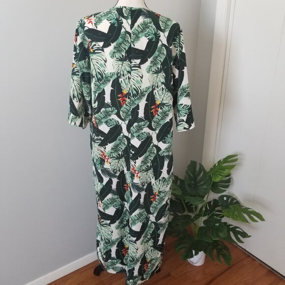 Rachel Zoe tropical swimsuit coverup O/S - Picture 2 of 7